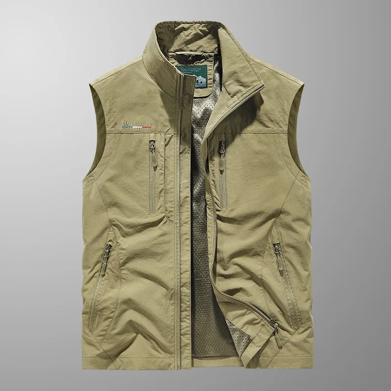 BREATHABLE CARGO VEST FOR MEN