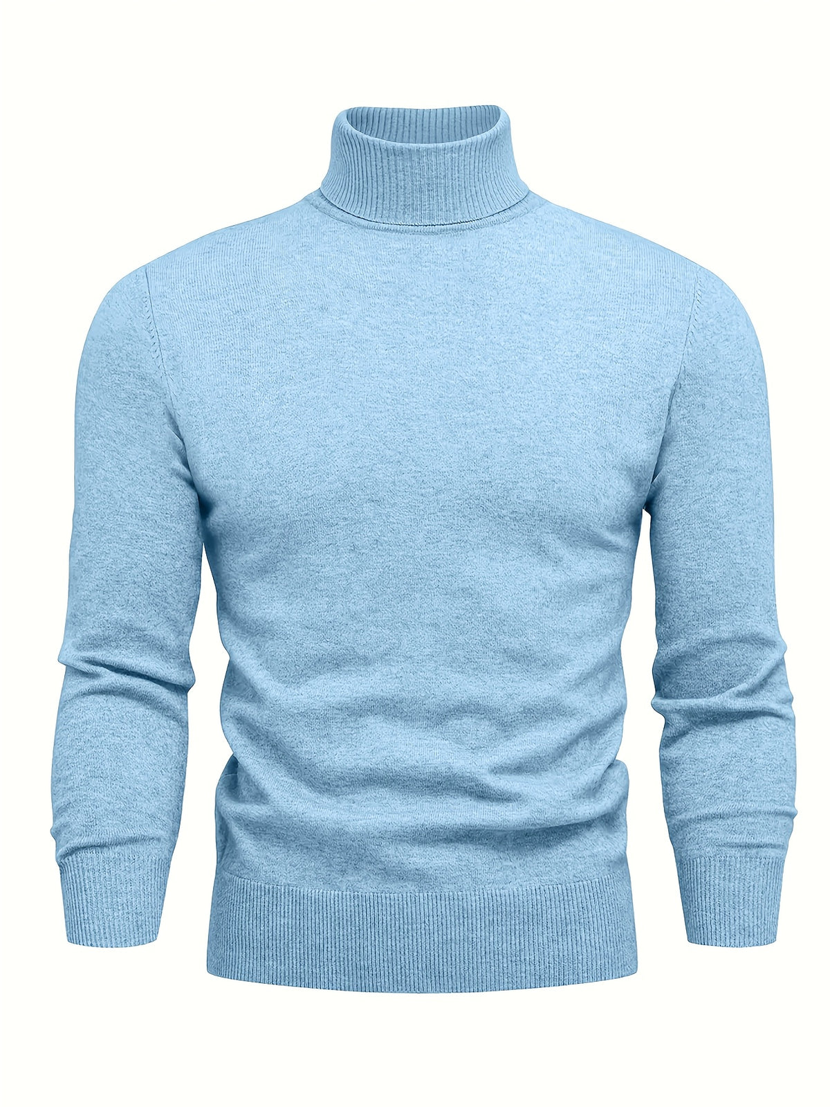 HIGH NECK KNIT SWEATER FOR MEN