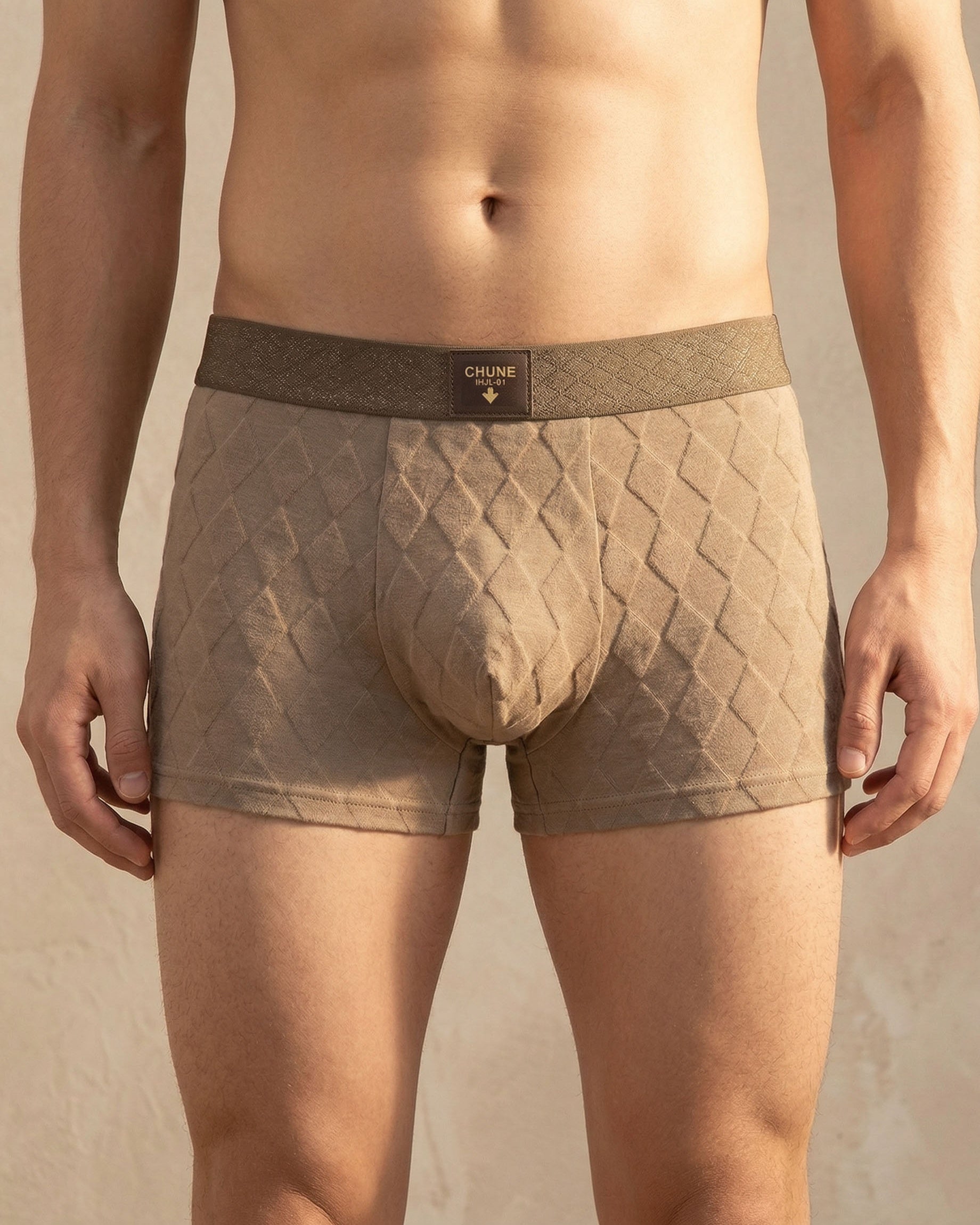 SOFT KNIT BOXER BRIEFS FOR MEN