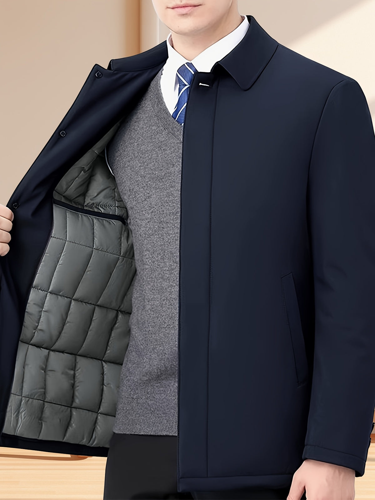 THICK LAPEL JACKET FOR MEN