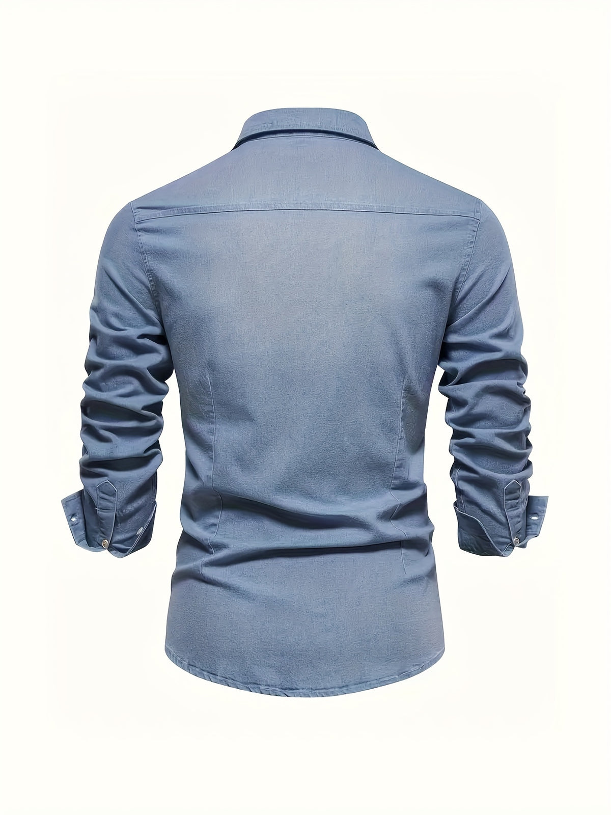 COTTON BLEND DENIM SHIRT FOR MEN