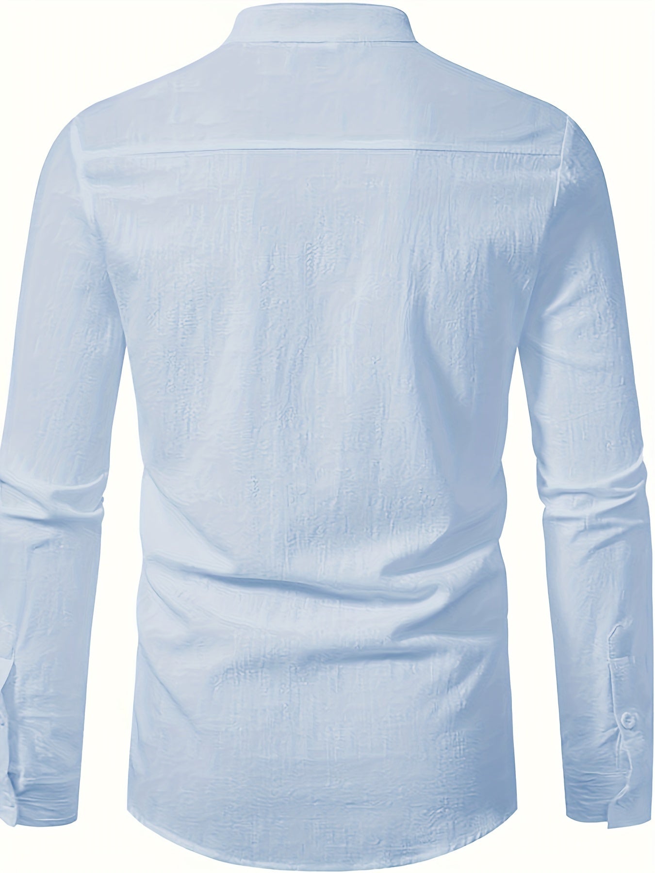 STAND COLLAR SHIRT FOR MEN