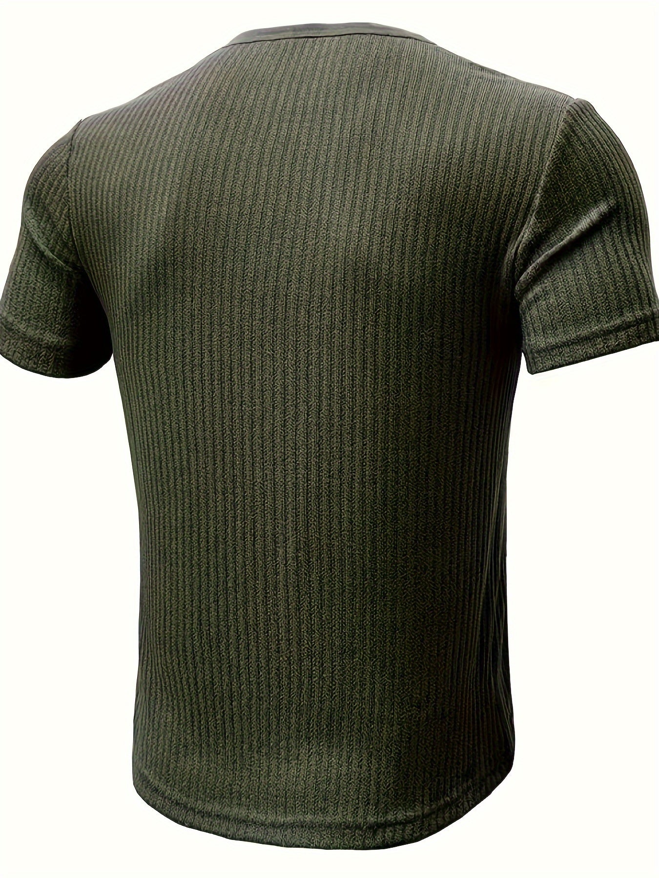 TEXTURED CREW NECK SHIRT FOR MEN