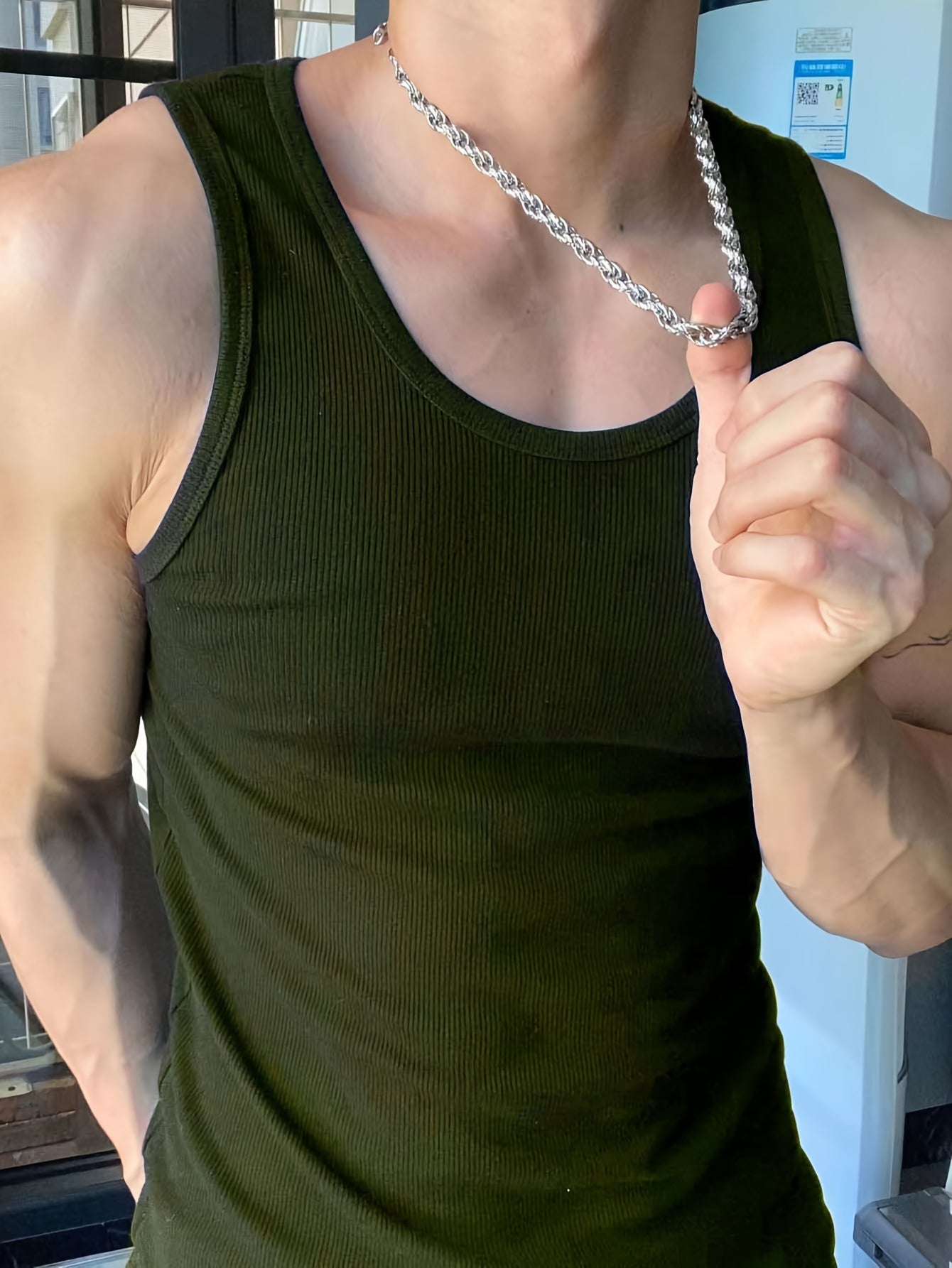 STRETCH TANK TOP FOR MEN