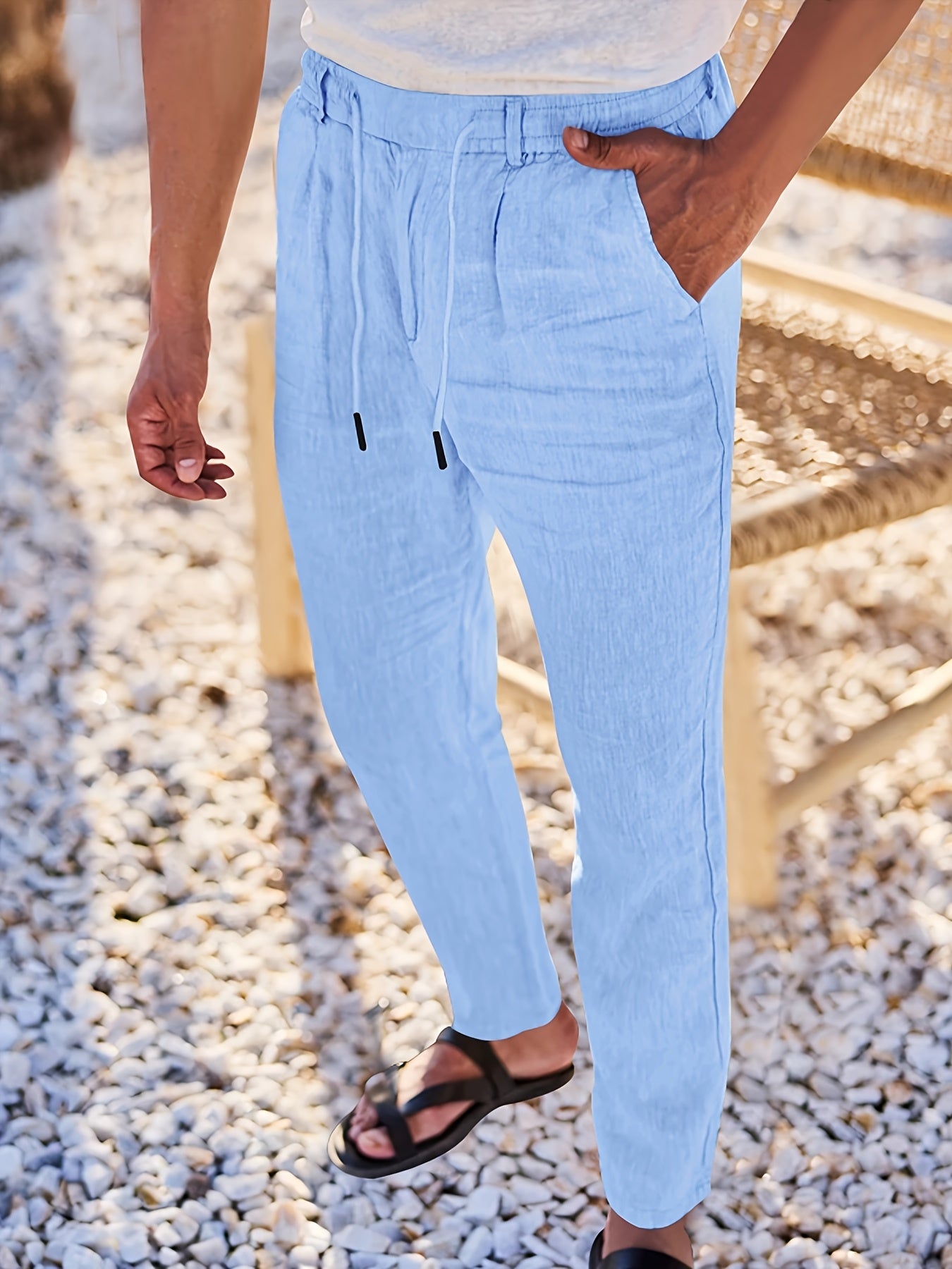STRAIGHT LEG TROUSERS FOR MEN
