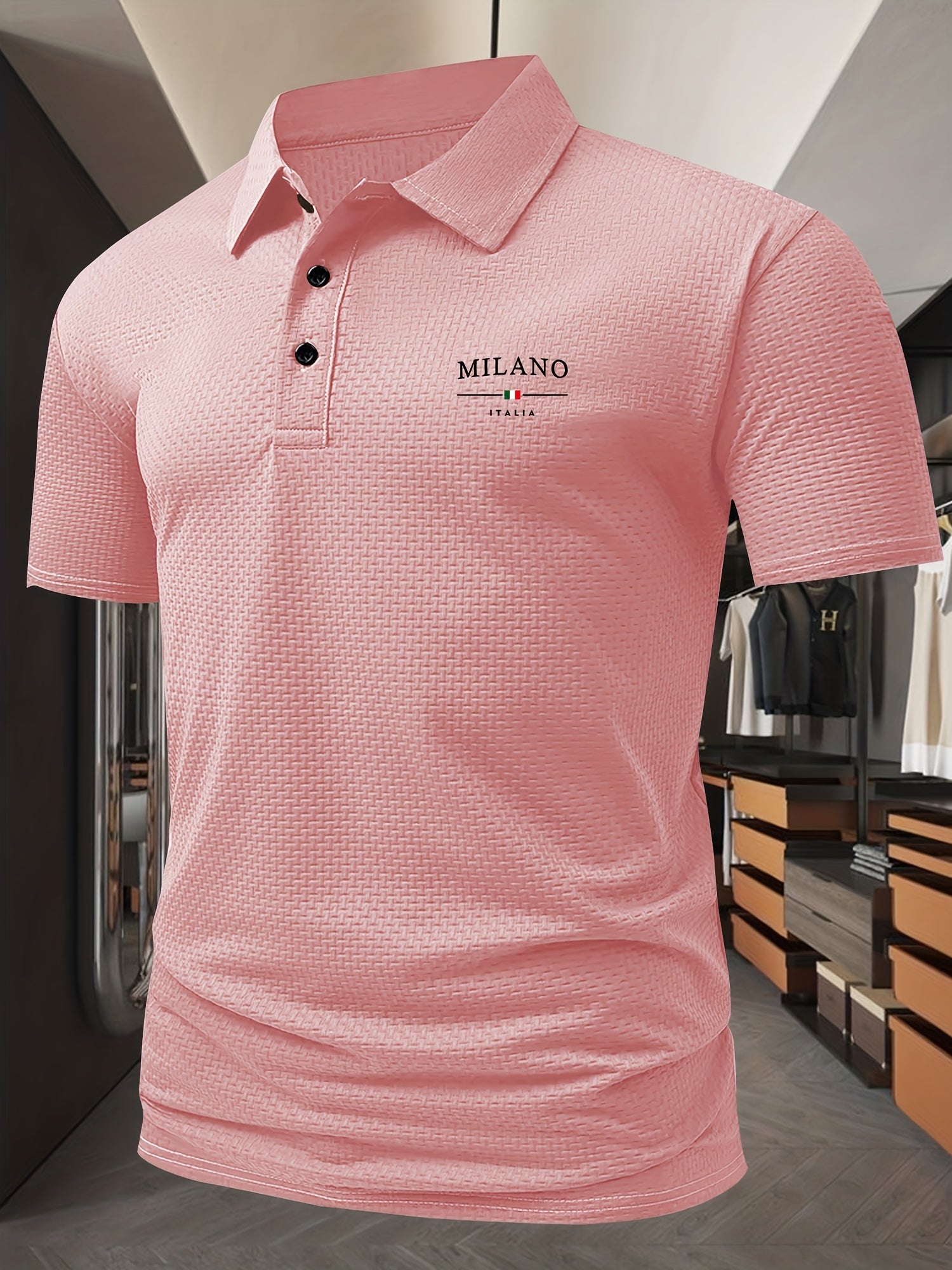 GEOMETRIC PRINT SHIRT FOR MEN