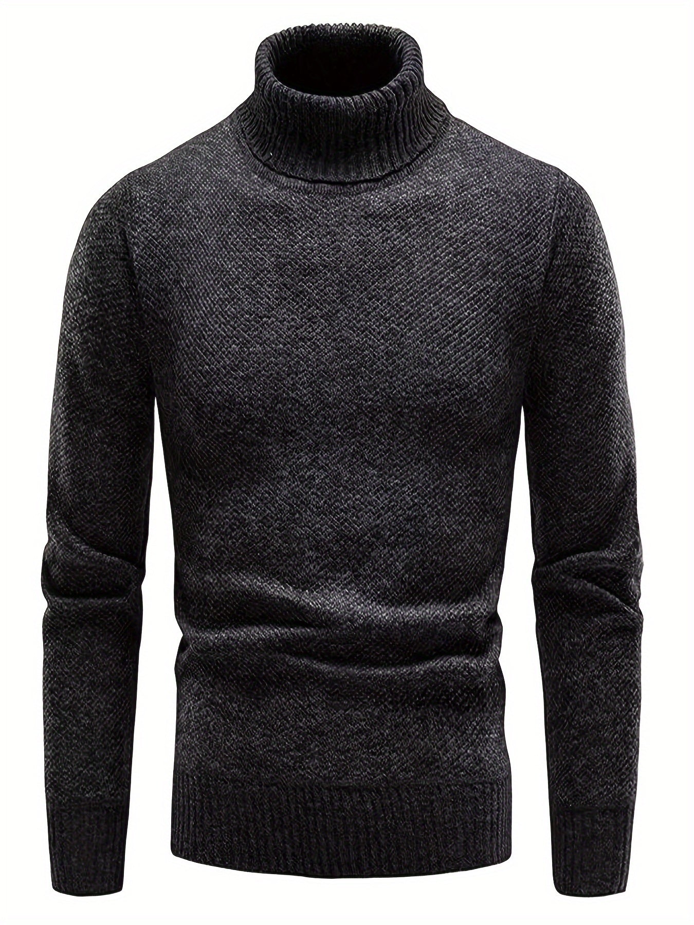 RIB KNIT LAPEL SWEATER FOR MEN