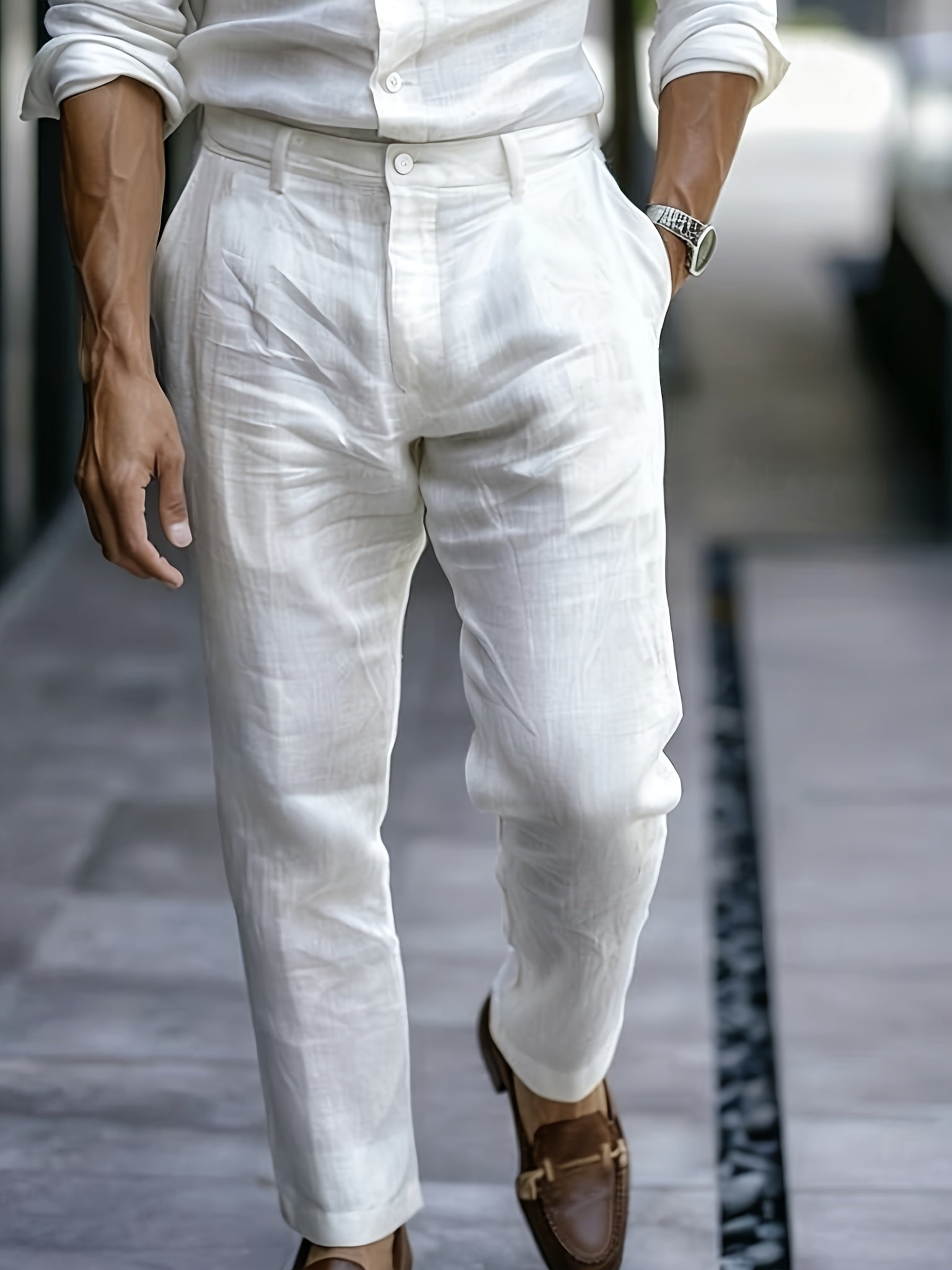 POCKETED TROUSERS FOR MEN
