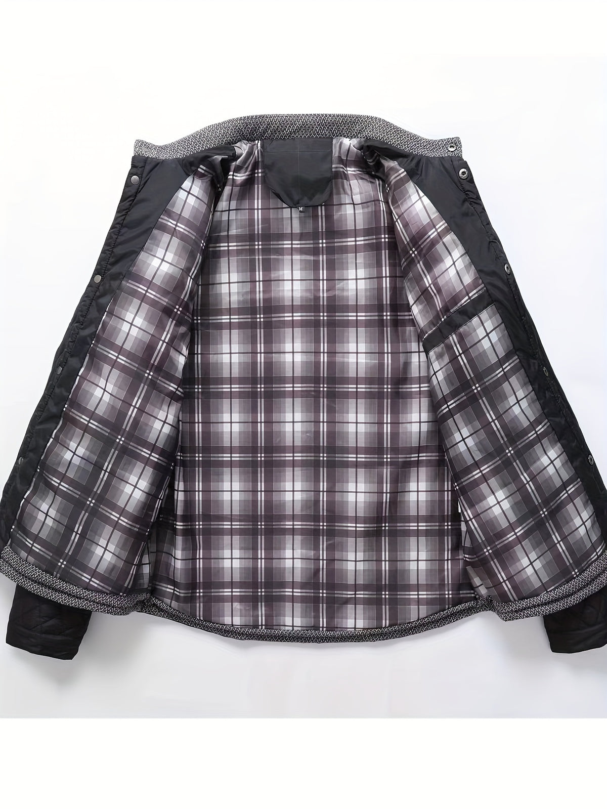 COLOUR BLOCK STAND COLLAR JACKET FOR MEN