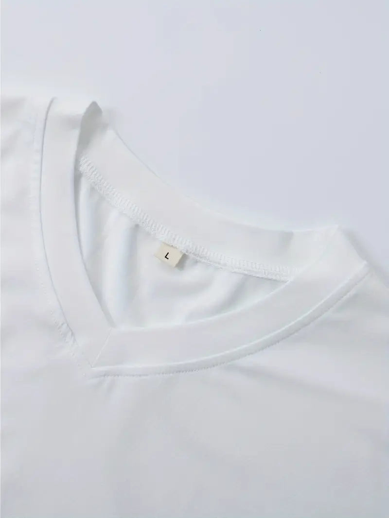 CASUAL V-NECK T-SHIRT FOR MEN