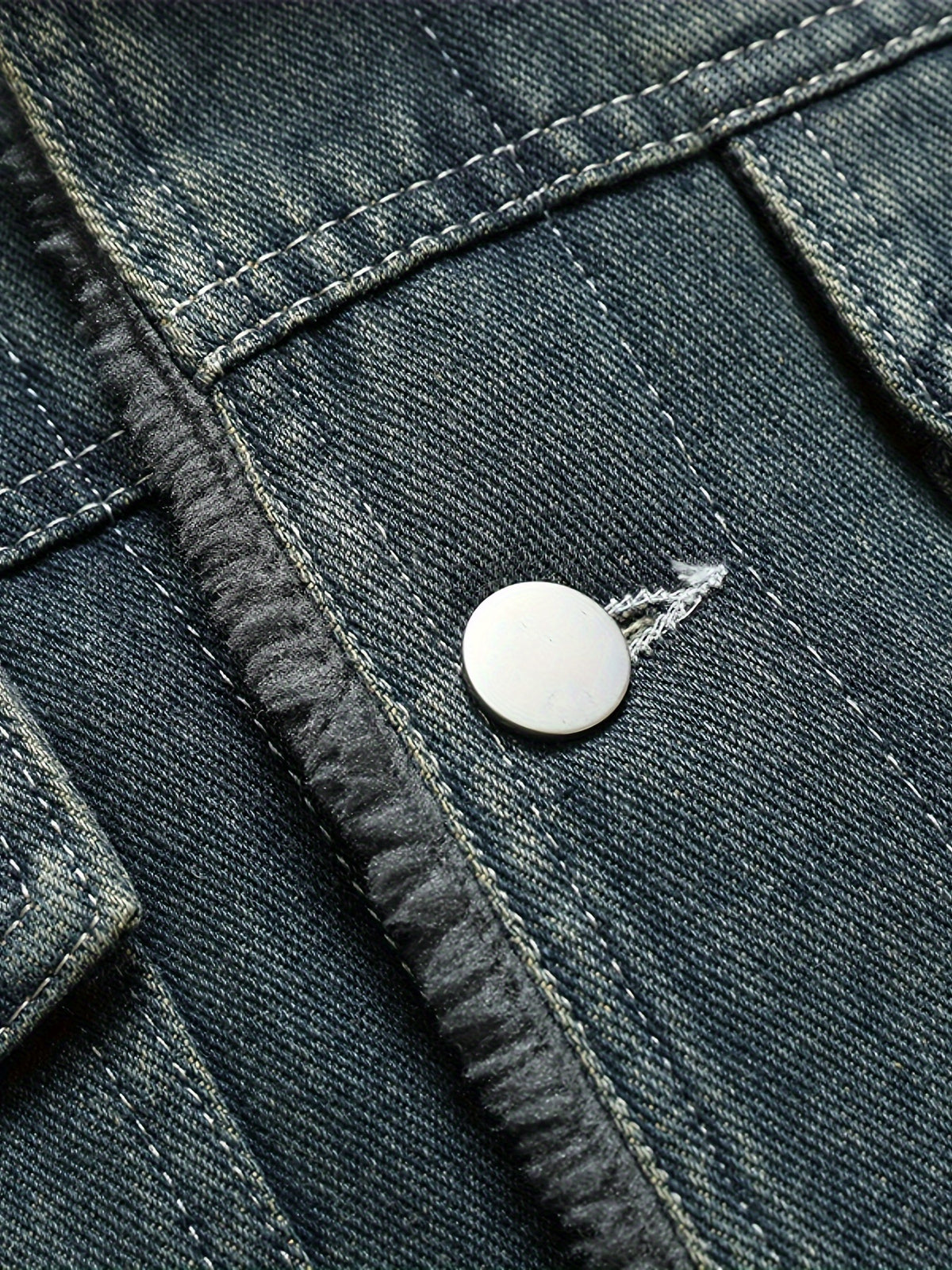 WARM DENIM JACKET FOR MEN
