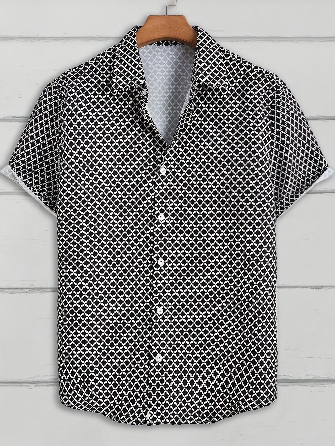HOUNDSTOOTH SHIRT FOR MEN