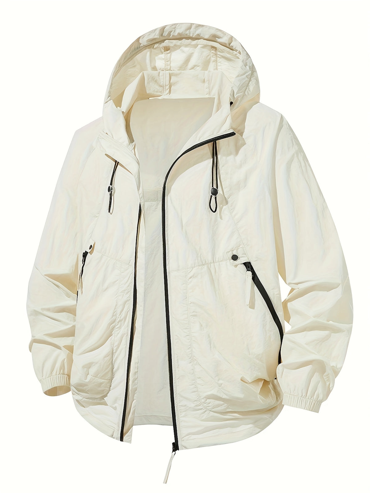 LOOSE FIT HOODED JACKET FOR MEN