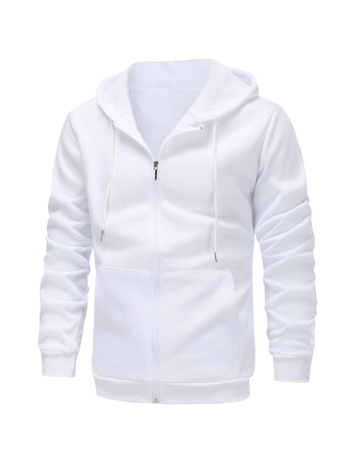 FLEECE-LINED ZIP HOODIE FOR MEN