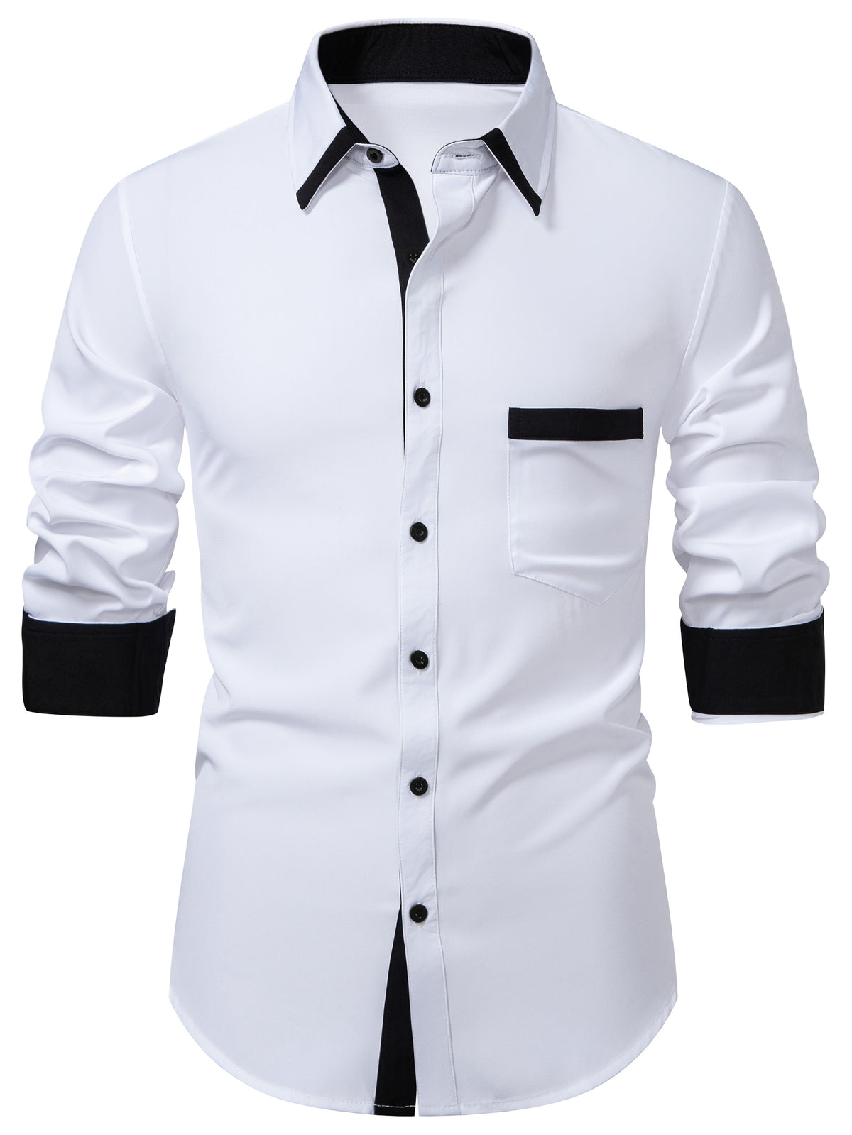 CONTRAST PANEL SHIRT FOR MEN