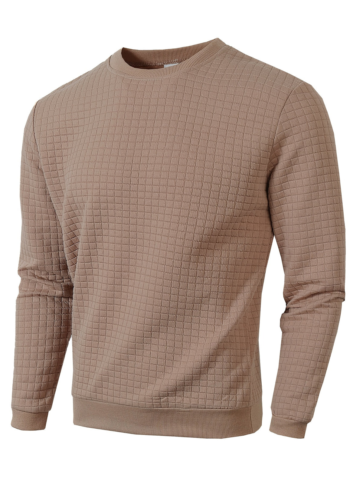 PLAID KNIT PULLOVER FOR MEN