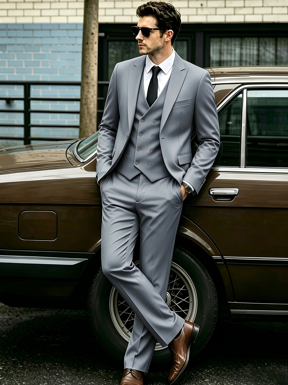 THREE PIECE SUIT SET FOR MEN