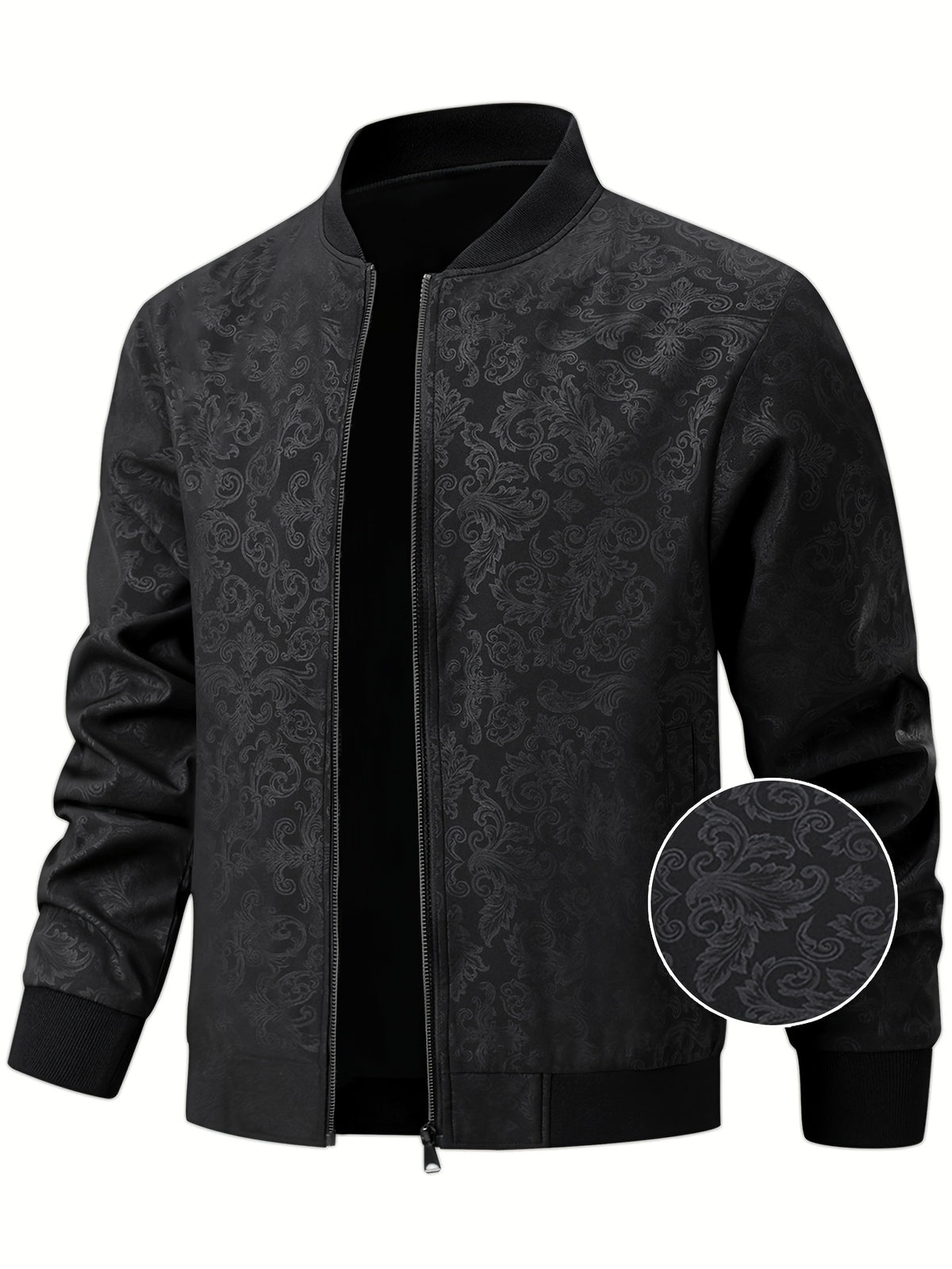 PHOENIX PRINT BOMBER JACKET FOR MEN
