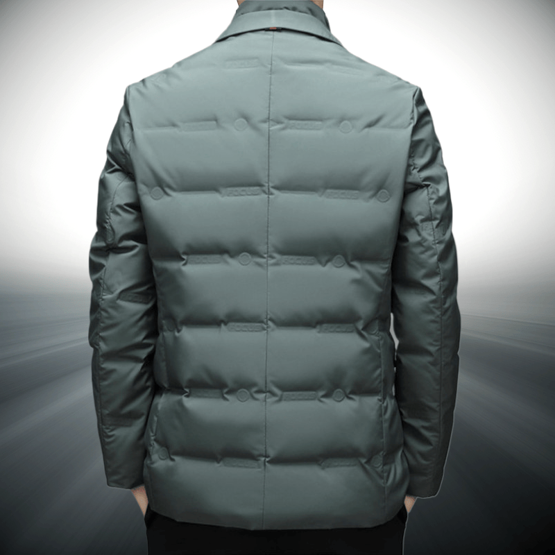 QUILTED DOWN BLAZER JACKET FOR MEN