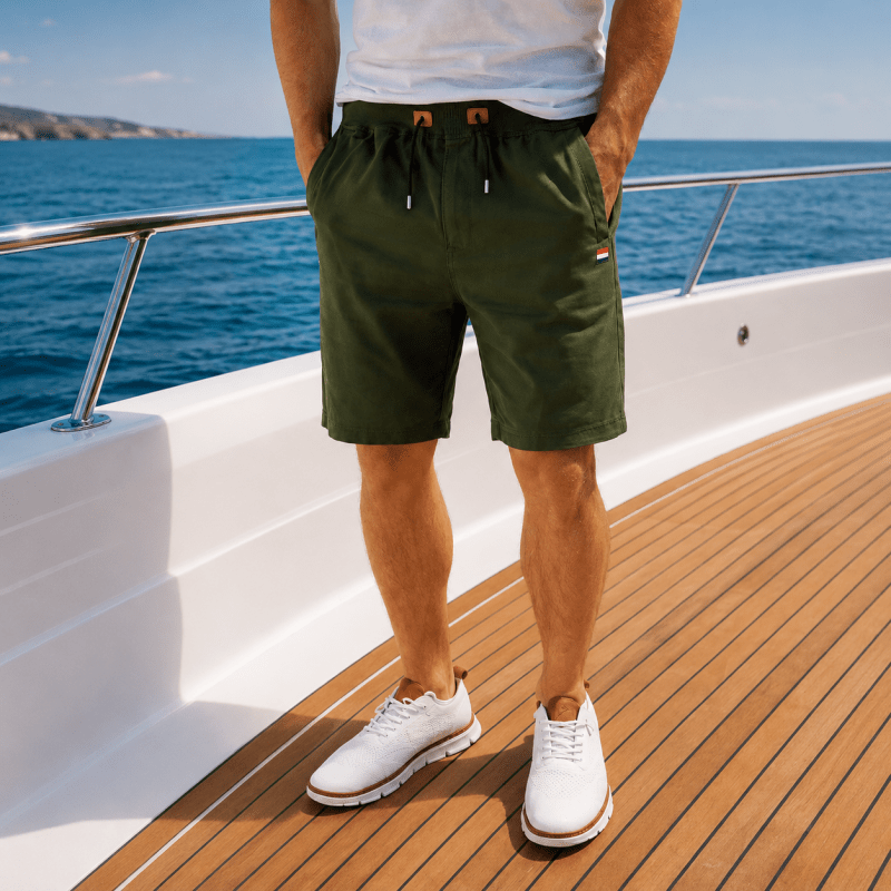 DRAWSTRING ATHLETIC SHORTS FOR MEN