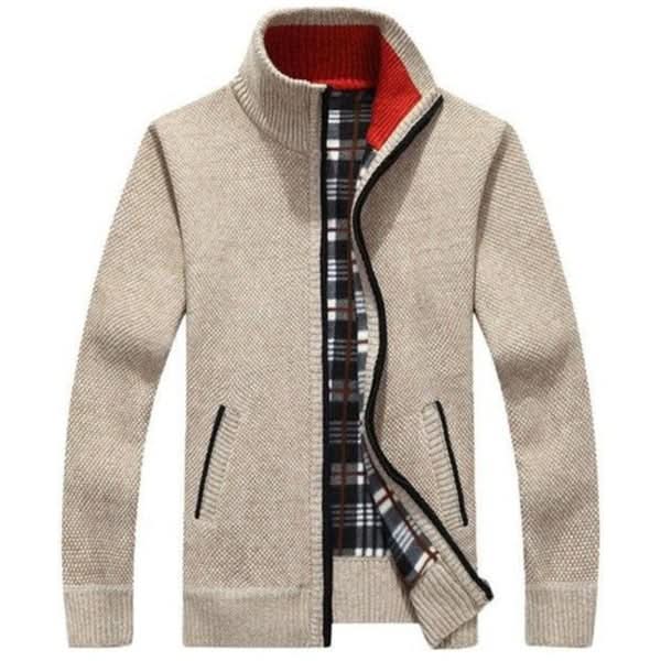 ZIP KNIT SWEATER FOR MEN
