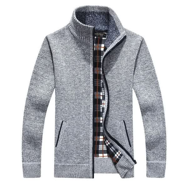 ZIP KNIT SWEATER FOR MEN