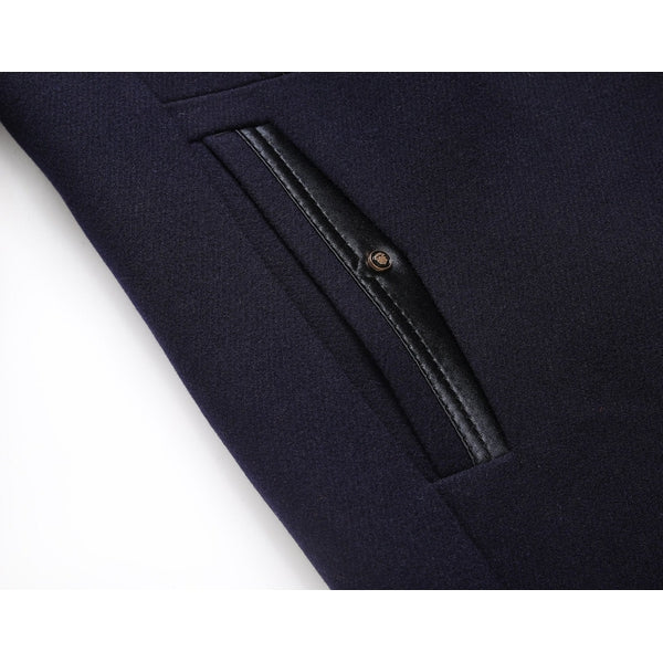 REMOVABLE COLLAR COAT FOR MEN