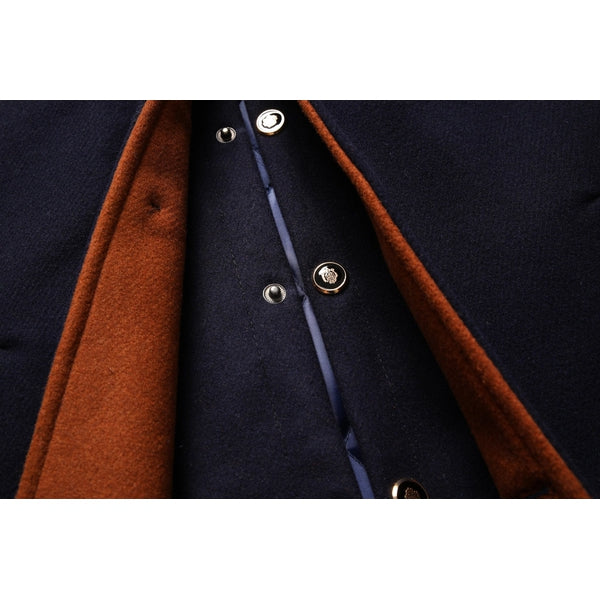REMOVABLE COLLAR COAT FOR MEN