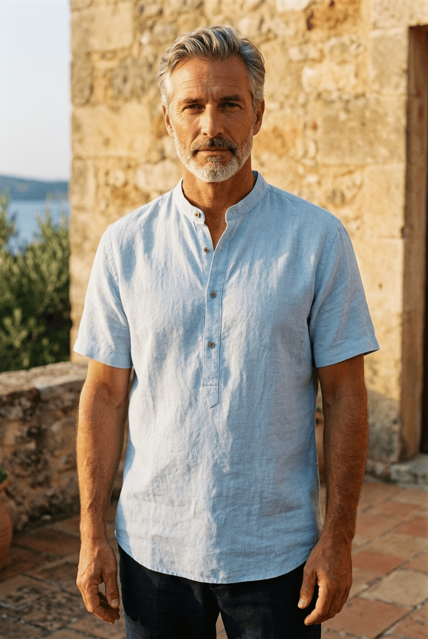 MODERN MAO SHIRT FOR MEN
