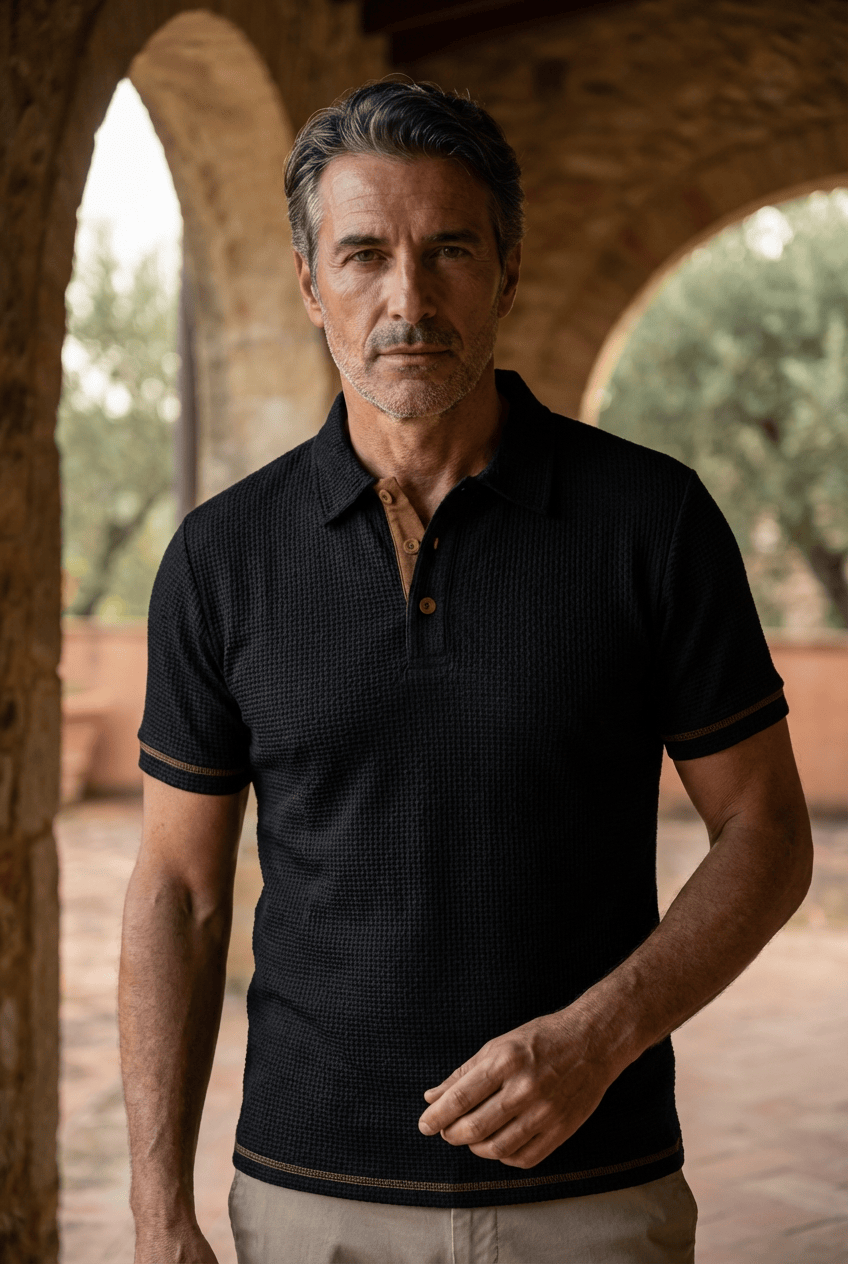 BREATHABLE MODERN POLO FOR MEN