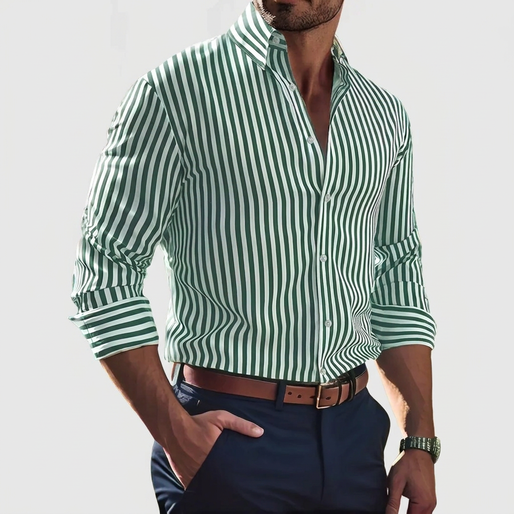 VERTICAL STRIPED SHIRT FOR MEN