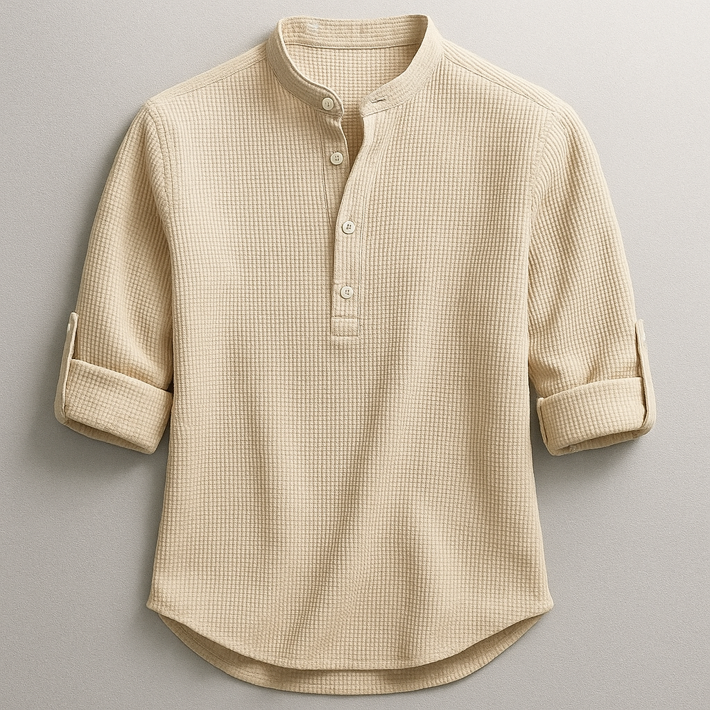CURVED HEM SHIRT FOR MEN