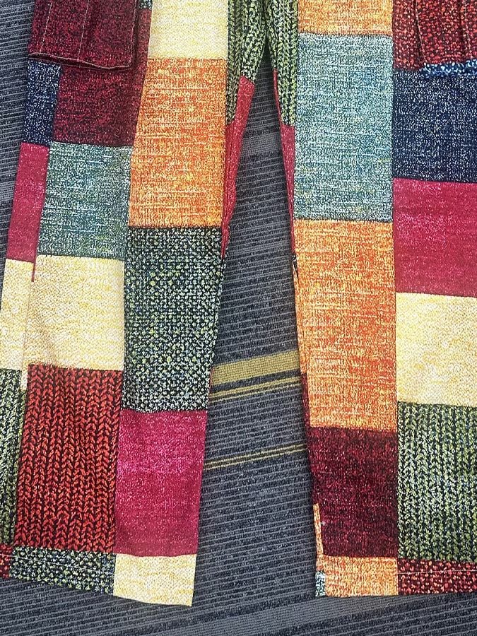 WENTWORTH LONDON | PATCHWORK CARGO TROUSERS FOR MEN