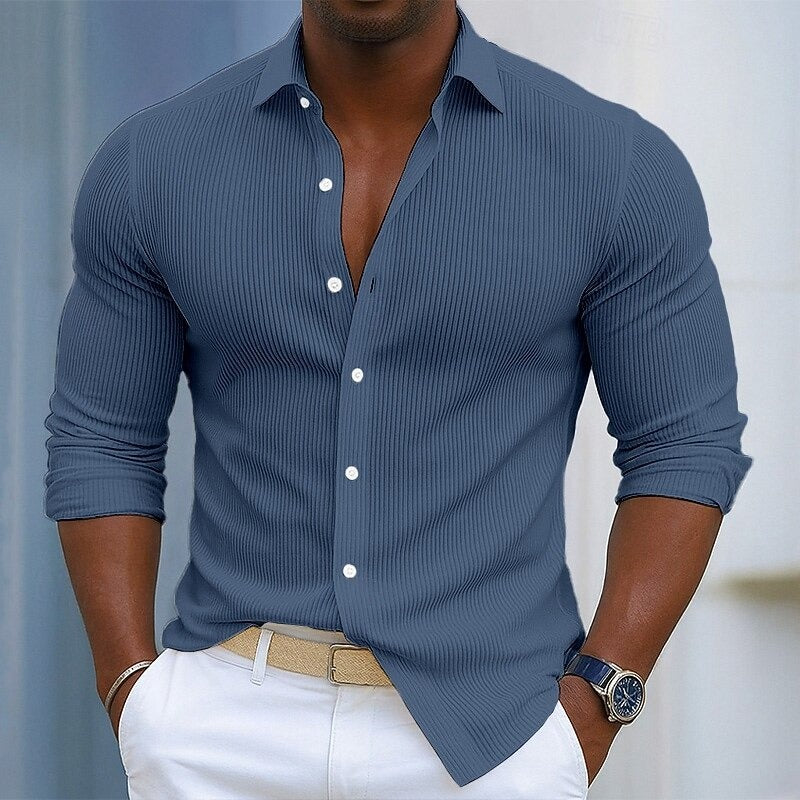 RIBBED SHIRT FOR MEN