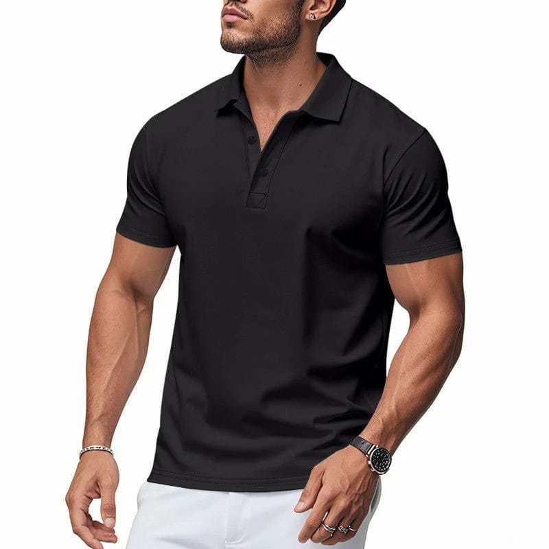 FITTED STRETCH POLO SHIRT FOR MEN