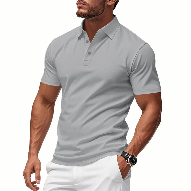 TAILORED STRETCH POLO FOR MEN