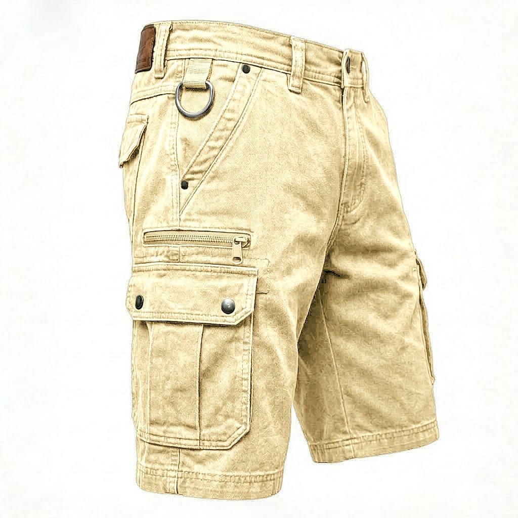 FUNCTIONAL CARGO SHORTS FOR MEN