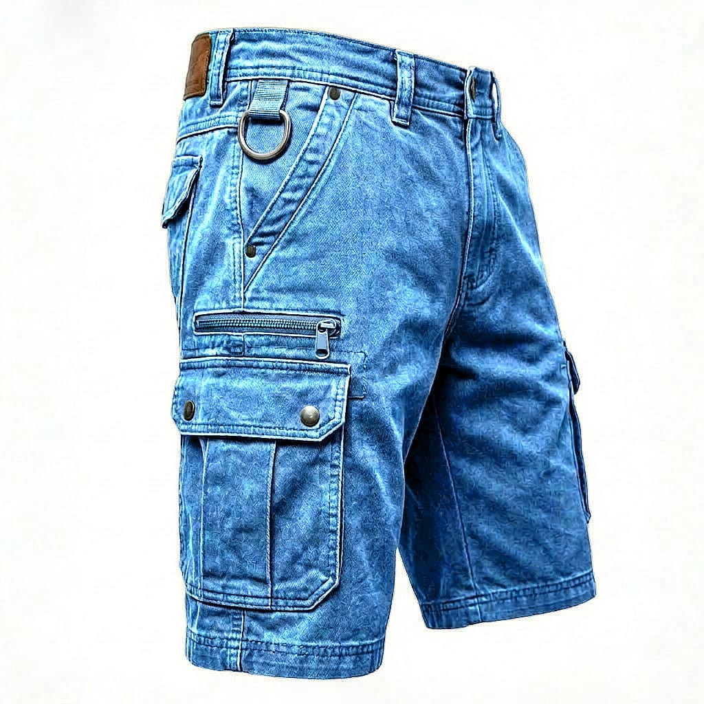 FUNCTIONAL CARGO SHORTS FOR MEN