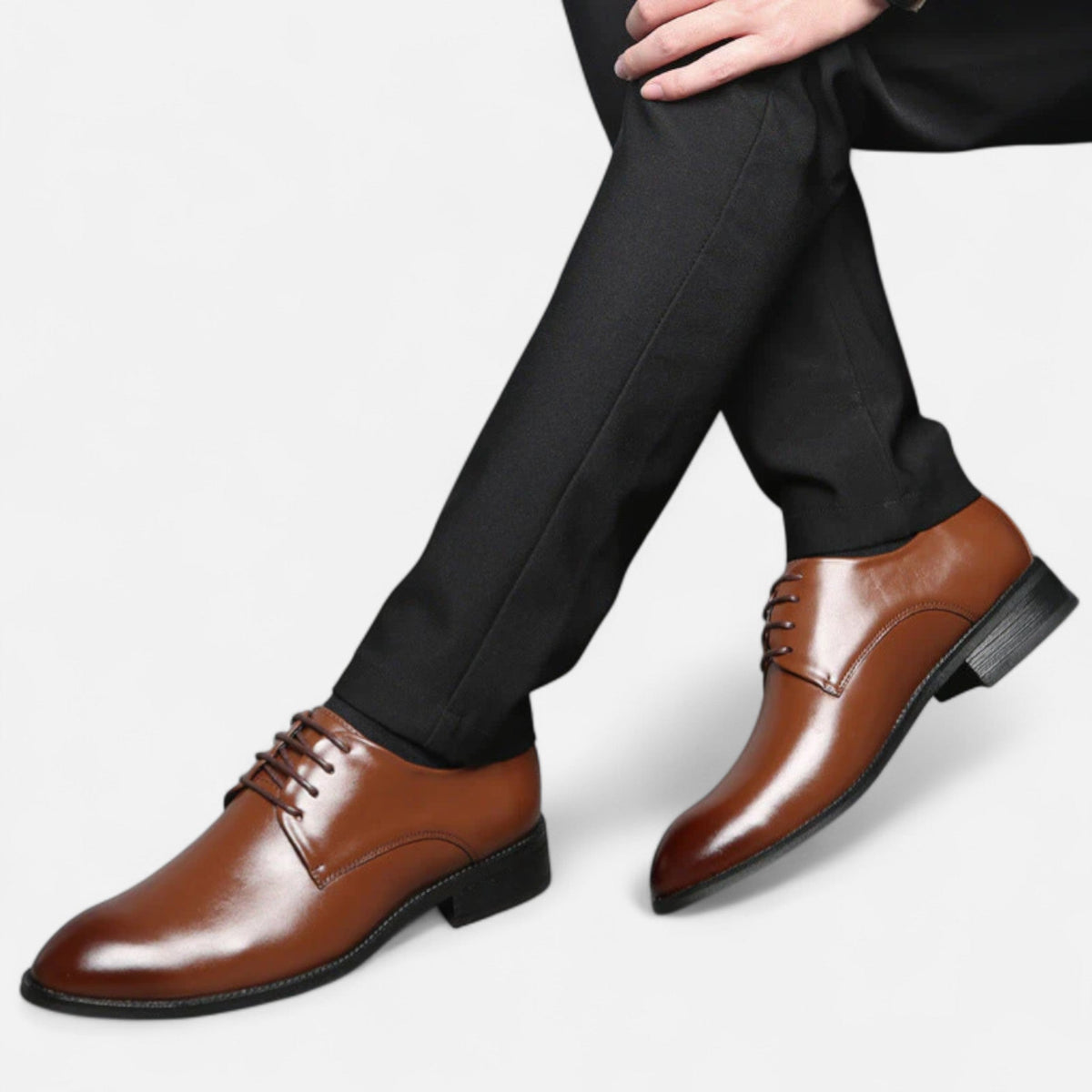 LACE-UP DRESS SHOES FOR MEN