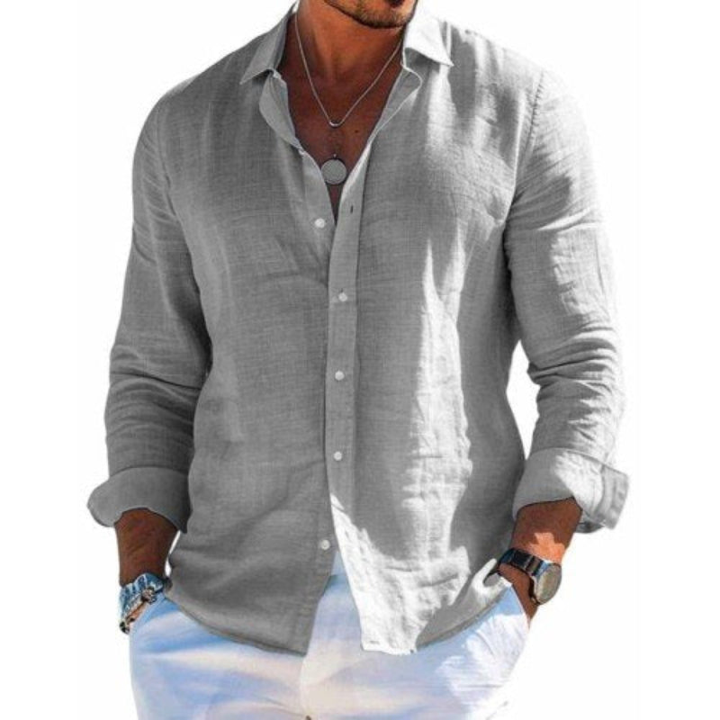 LIGHT LINEN SHIRT FOR MEN