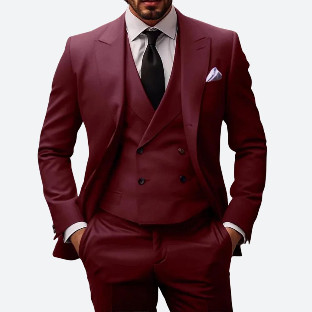 ELEGANT THREE-PIECE SUIT FOR MEN