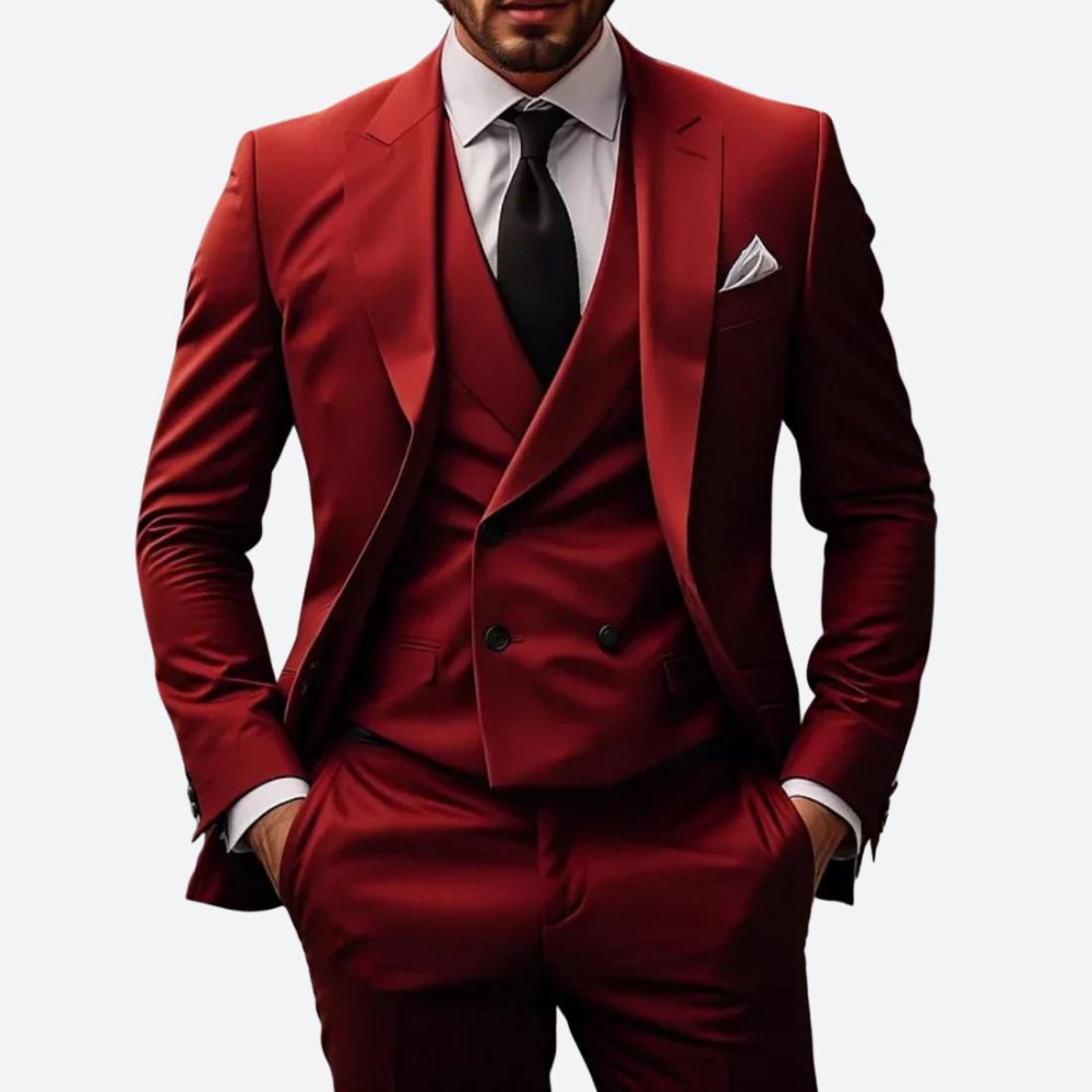 ELEGANT THREE-PIECE SUIT FOR MEN