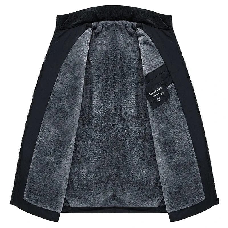 QUILTED FLEECE JACKET FOR MEN