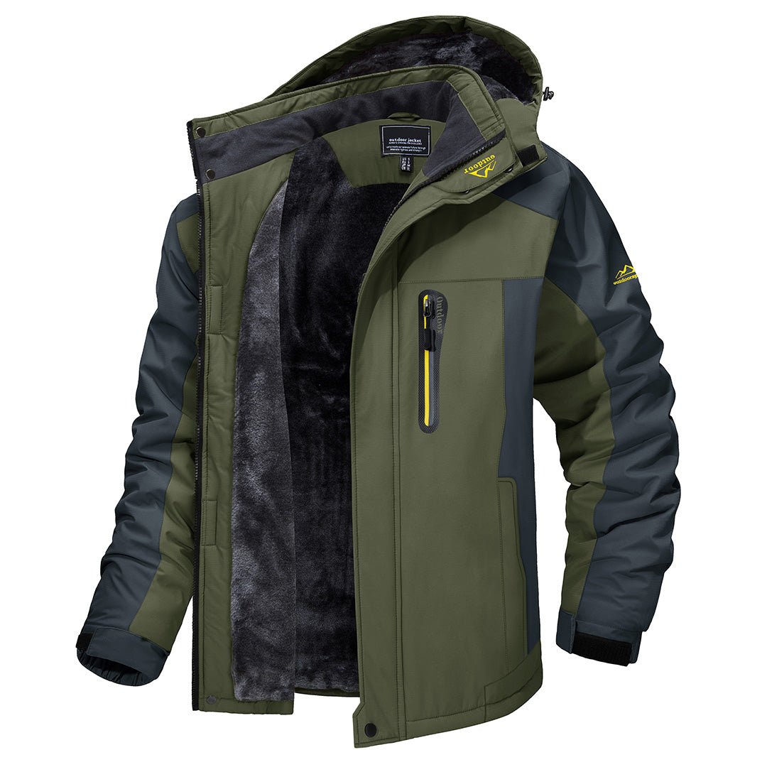 INSULATED HOODED WINTER JACKET FOR MEN