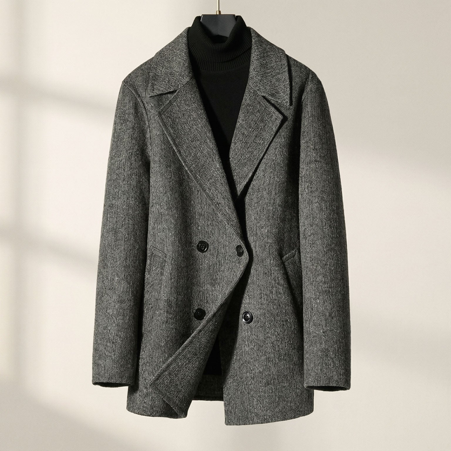 WENTWORTH LONDON | STRUCTURED WOOL COAT FOR MEN