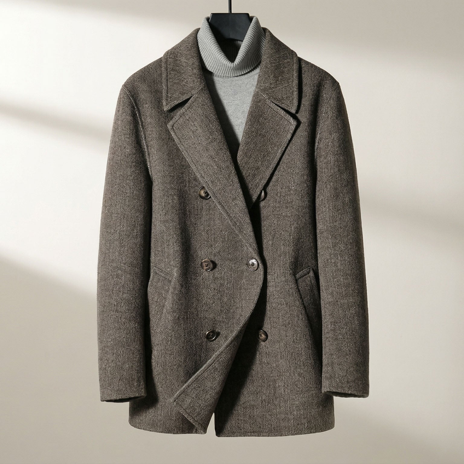 WENTWORTH LONDON | STRUCTURED WOOL COAT FOR MEN