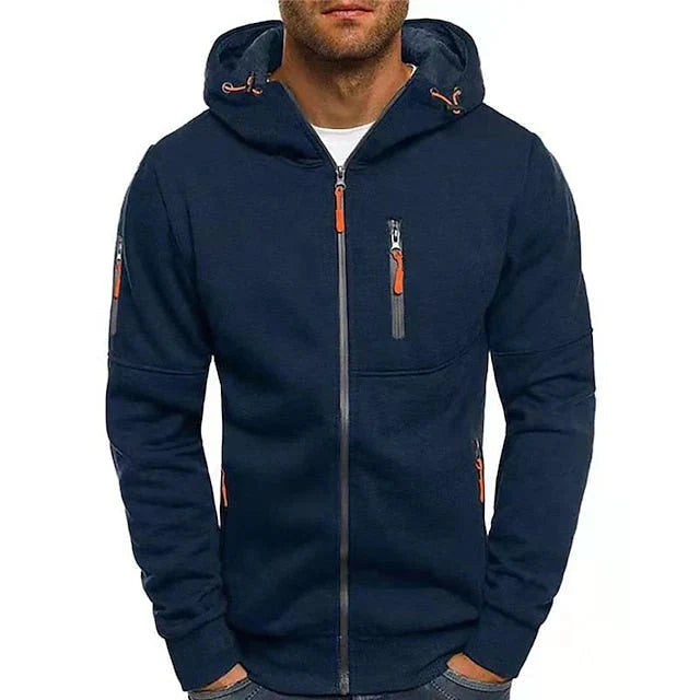 FITTED POCKET HOODIE FOR MEN