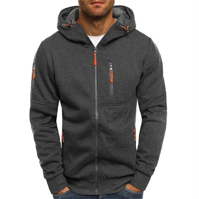 FITTED POCKET HOODIE FOR MEN