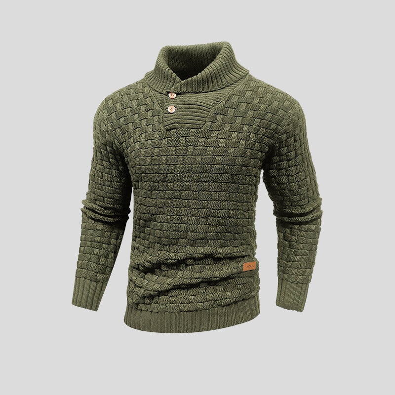 TEXTURED THERMAL SWEATER FOR MEN