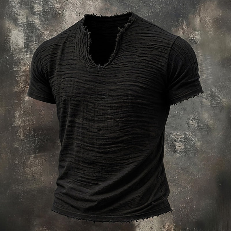 VINTAGE V NECK T-SHIRT FOR MEN